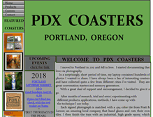 Tablet Screenshot of pdxcoasters.com